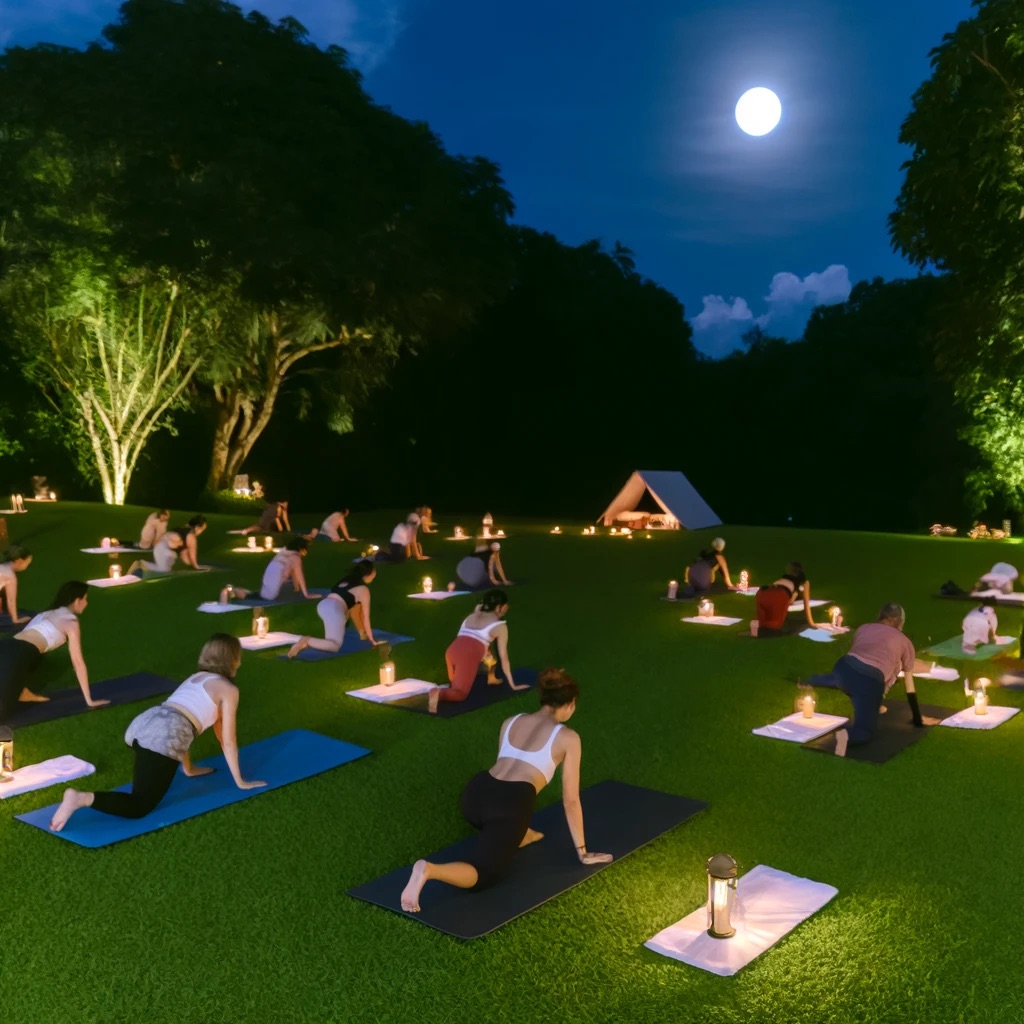 Sommernachts Yoga
